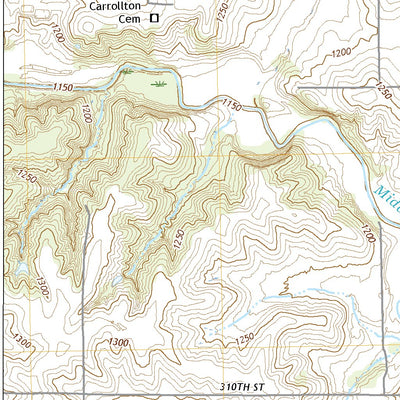 United States Geological Survey Coon Rapids North, IA (2022, 24000-Scale) digital map