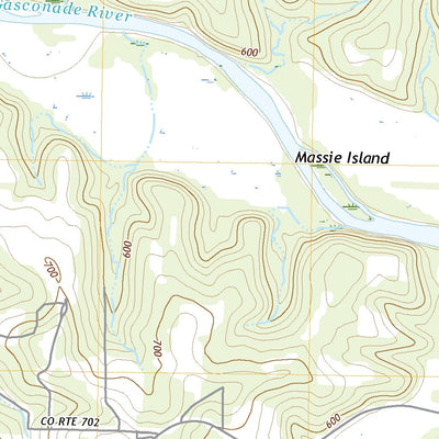 United States Geological Survey Cooper Hill, MO (2021, 24000-Scale) digital map