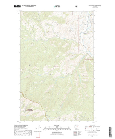 United States Geological Survey Cooper Mountain, WA (2020, 24000-Scale) digital map