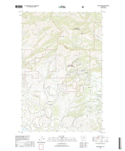 United States Geological Survey Cooper Ridge, WA (2020, 24000-Scale) digital map