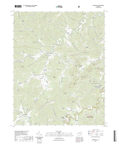 United States Geological Survey Coopersville, KY (2022, 24000-Scale) digital map