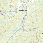 United States Geological Survey Coosa Bald, GA (2020, 24000-Scale) digital map