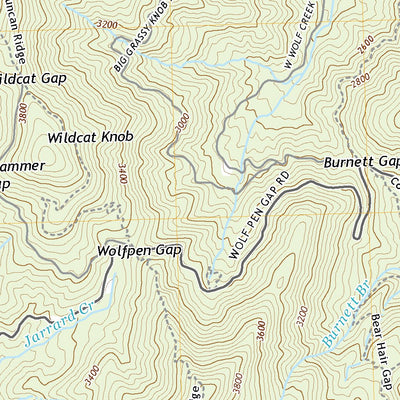 United States Geological Survey Coosa Bald, GA (2020, 24000-Scale) digital map