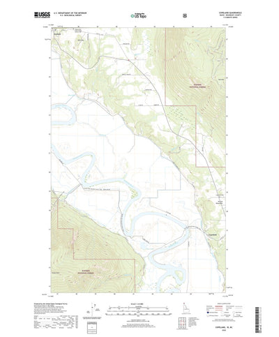 United States Geological Survey Copeland, ID (2020, 24000-Scale) digital map