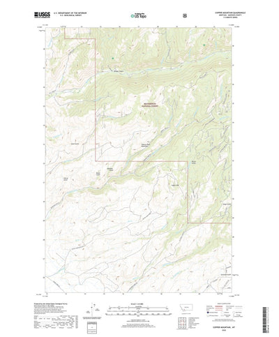 United States Geological Survey Copper Mountain, MT (2020, 24000-Scale) digital map