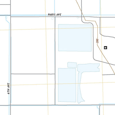 United States Geological Survey Corcoran, CA (2021, 24000-Scale) digital map