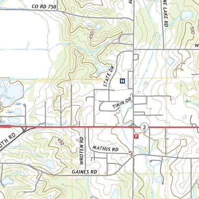United States Geological Survey Corinth, MS (2021, 24000-Scale) digital map