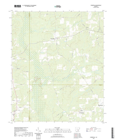 United States Geological Survey Cornerville, AR (2020, 24000-Scale) digital map