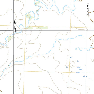 United States Geological Survey Corona, SD (2021, 24000-Scale) digital map