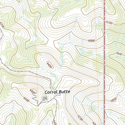 United States Geological Survey Corral Butte, WA (2020, 24000-Scale) digital map