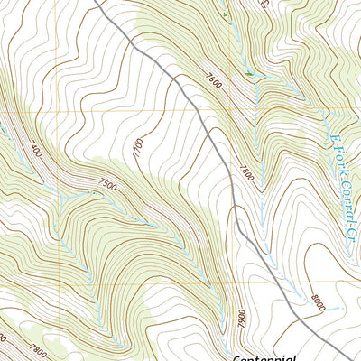 United States Geological Survey Corral Creek, MT (2020, 24000-Scale) digital map