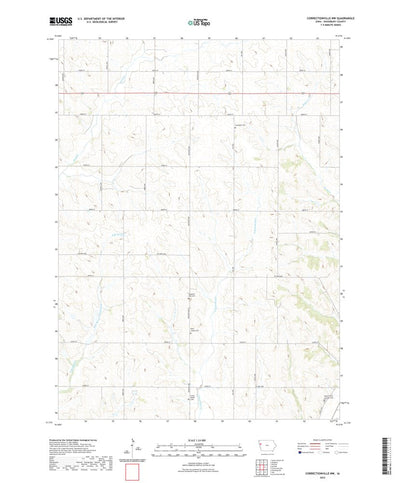 United States Geological Survey Correctionville NW, IA (2022, 24000-Scale) digital map