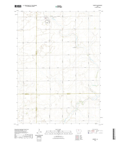 United States Geological Survey Corwith, IA (2022, 24000-Scale) digital map