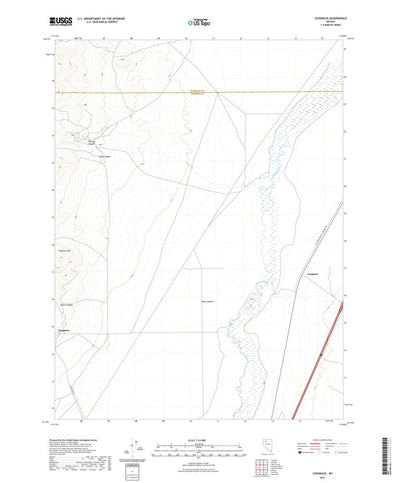 United States Geological Survey Cosgrave, NV (2021, 24000-Scale) digital map