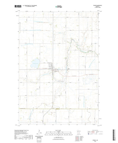 United States Geological Survey Cosmos, MN (2022, 24000-Scale) digital map
