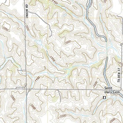 United States Geological Survey Cotesfield, NE (2021, 24000-Scale) digital map