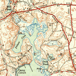 United States Geological Survey Cotuit, MA (1943, 31680-Scale) digital map