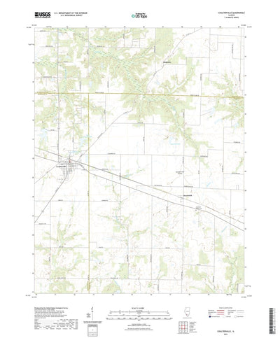 United States Geological Survey Coulterville, IL (2021, 24000-Scale) digital map