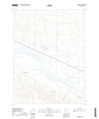 United States Geological Survey Coumbe Bluff, NE (2021, 24000-Scale) digital map