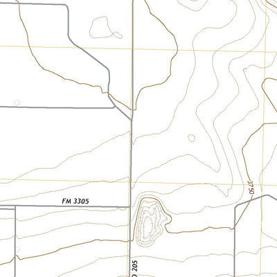 United States Geological Survey County Line, TX (2022, 24000-Scale) digital map