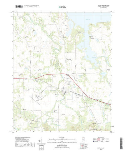 United States Geological Survey Courtland, AL (2020, 24000-Scale) digital map