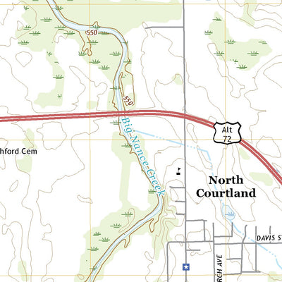 United States Geological Survey Courtland, AL (2020, 24000-Scale) digital map