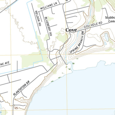 United States Geological Survey Cove, TX (2022, 24000-Scale) digital map