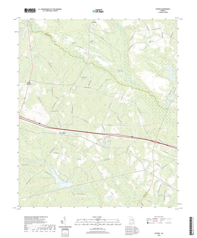 United States Geological Survey Covena, GA (2020, 24000-Scale) digital map