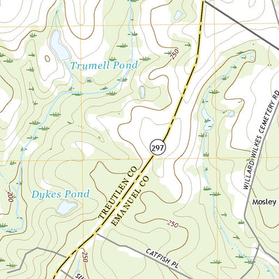 United States Geological Survey Covena, GA (2020, 24000-Scale) digital map