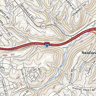 United States Geological Survey Covington, KY (2022, 24000-Scale) digital map