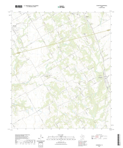 United States Geological Survey Covington, TX (2022, 24000-Scale) digital map