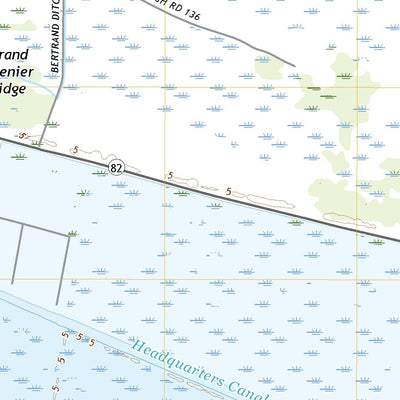 United States Geological Survey Cow Island, LA (2020, 24000-Scale) digital map