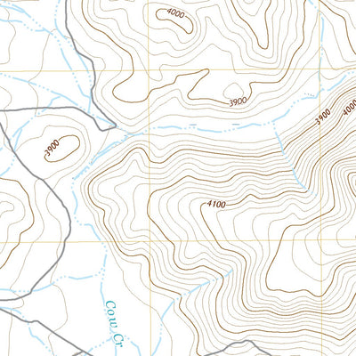 United States Geological Survey Cow Valley East, OR (2020, 24000-Scale) digital map