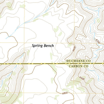 United States Geological Survey Cowboy Bench, UT (2020, 24000-Scale) digital map