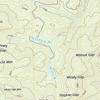 United States Geological Survey Cowrock, GA (2020, 24000-Scale) digital map