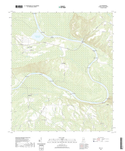 United States Geological Survey Coy, AL (2020, 24000-Scale) digital map