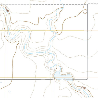 United States Geological Survey Coyote Coulee, MT (2020, 24000-Scale) digital map