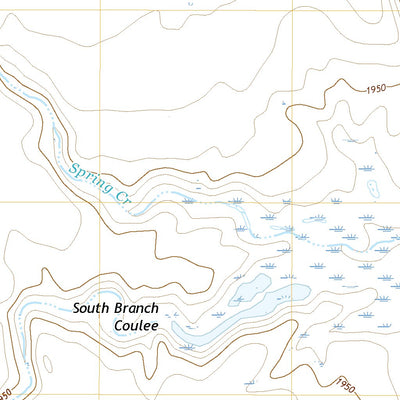 United States Geological Survey Coyote Coulee, MT (2020, 24000-Scale) digital map