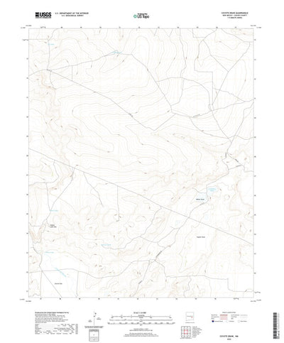 United States Geological Survey Coyote Draw, NM (2020, 24000-Scale) digital map