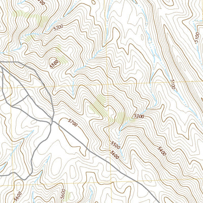 United States Geological Survey Coyote Hill, WY (2021, 24000-Scale) digital map