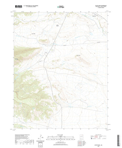 United States Geological Survey Coyote Mesa, NM (2020, 24000-Scale) digital map