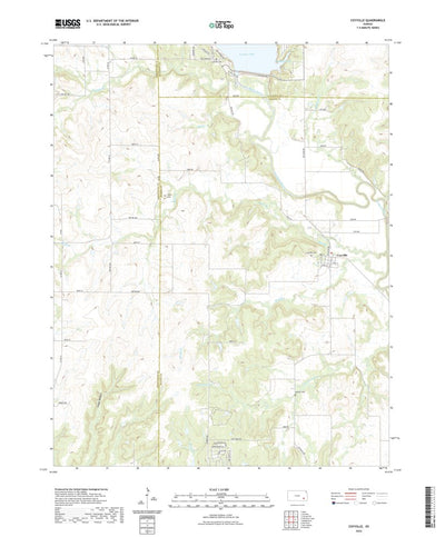 United States Geological Survey Coyville, KS (2022, 24000-Scale) digital map