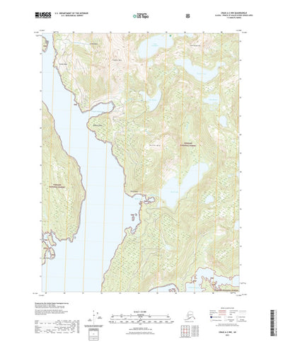 United States Geological Survey Craig A-2 NW, AK (2021, 25000-Scale) digital map