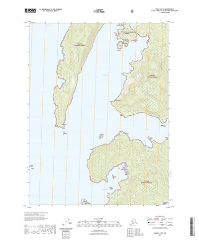 United States Geological Survey Craig A-2 SW, AK (2021, 25000-Scale) digital map