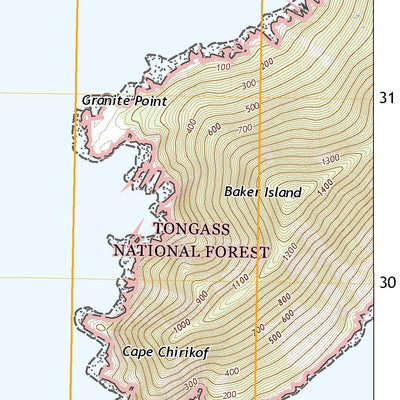 United States Geological Survey Craig B-6 SE, AK (2021, 25000-Scale) digital map