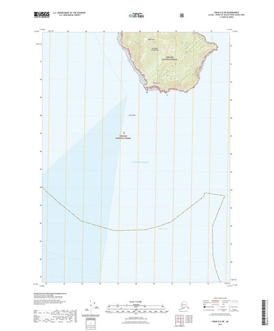United States Geological Survey Craig D-6 SW, AK (2021, 25000-Scale) digital map