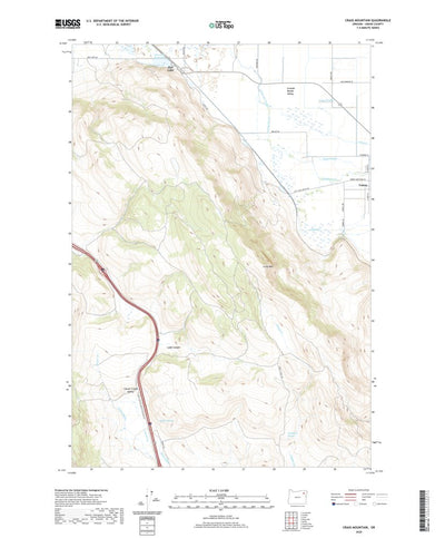 United States Geological Survey Craig Mountain, OR (2020, 24000-Scale) digital map