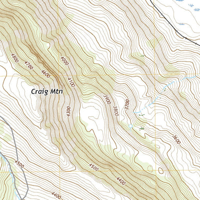 United States Geological Survey Craig Mountain, OR (2020, 24000-Scale) digital map