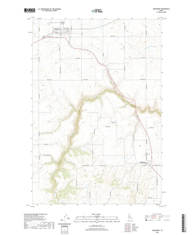 United States Geological Survey Craigmont, ID (2020, 24000-Scale) digital map