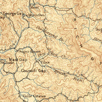 United States Geological Survey Cranberry, NC-TN (1895, 125000-Scale) digital map